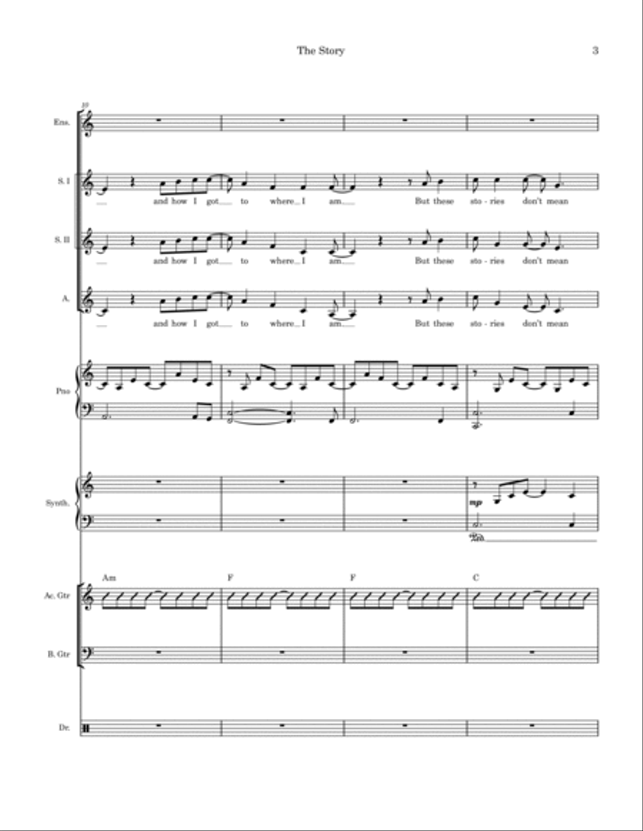 The Story Small Ensemble scores gallery preview page 3