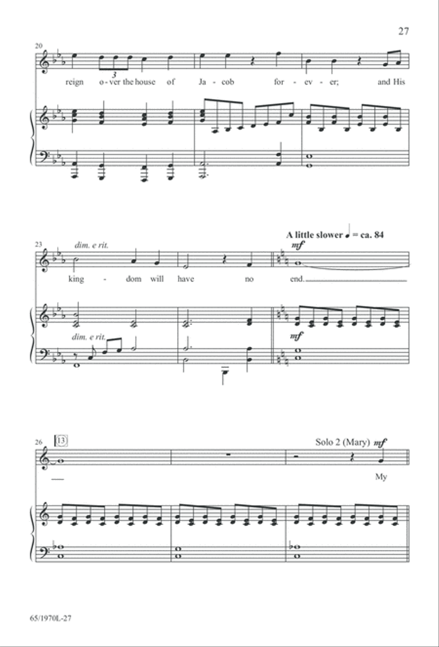 A Great and Mighty Wonder 4-Part scores gallery preview page 28
