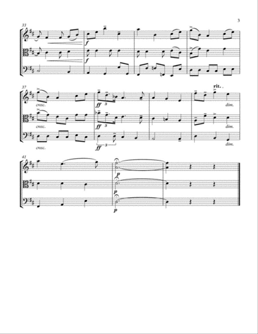 Nimrod from Enigma Variations Violin Viola Cello Trio String Trio scores gallery preview page 6