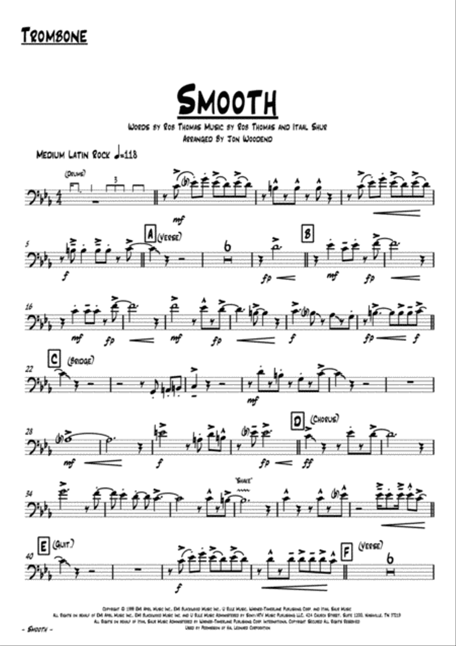 Smooth Smooth Jazz Ensemble scores gallery preview page 2