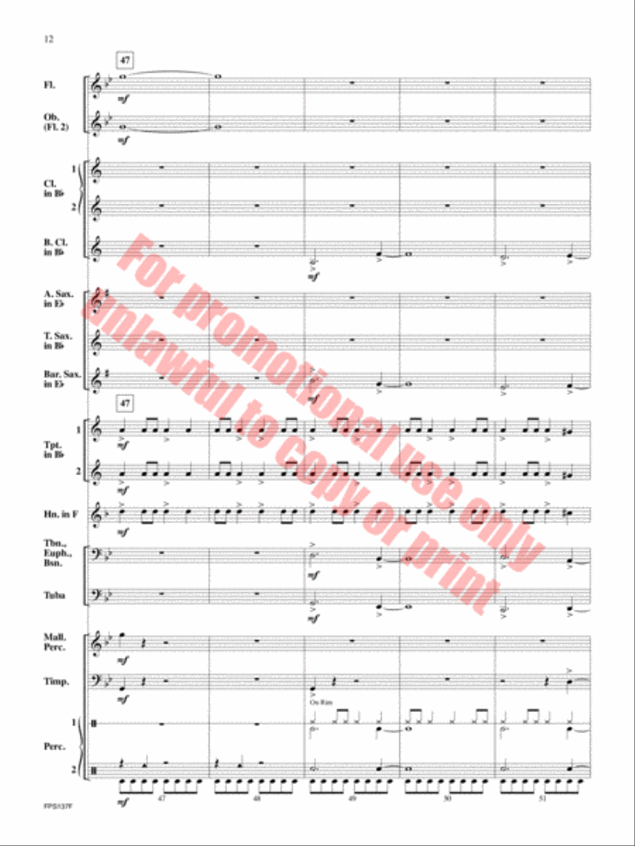 Stryker Concert Band scores gallery preview page 13