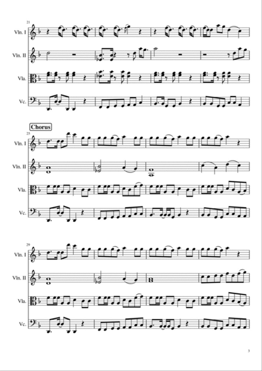 Juice String Quartet scores gallery preview page 3