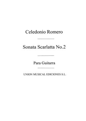 Book cover for Sonata Scarlatta No.2