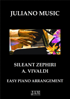 Book cover for SILEANT ZEPHIRI (EASY PIANO - C VERSION) - A. VIVALDI