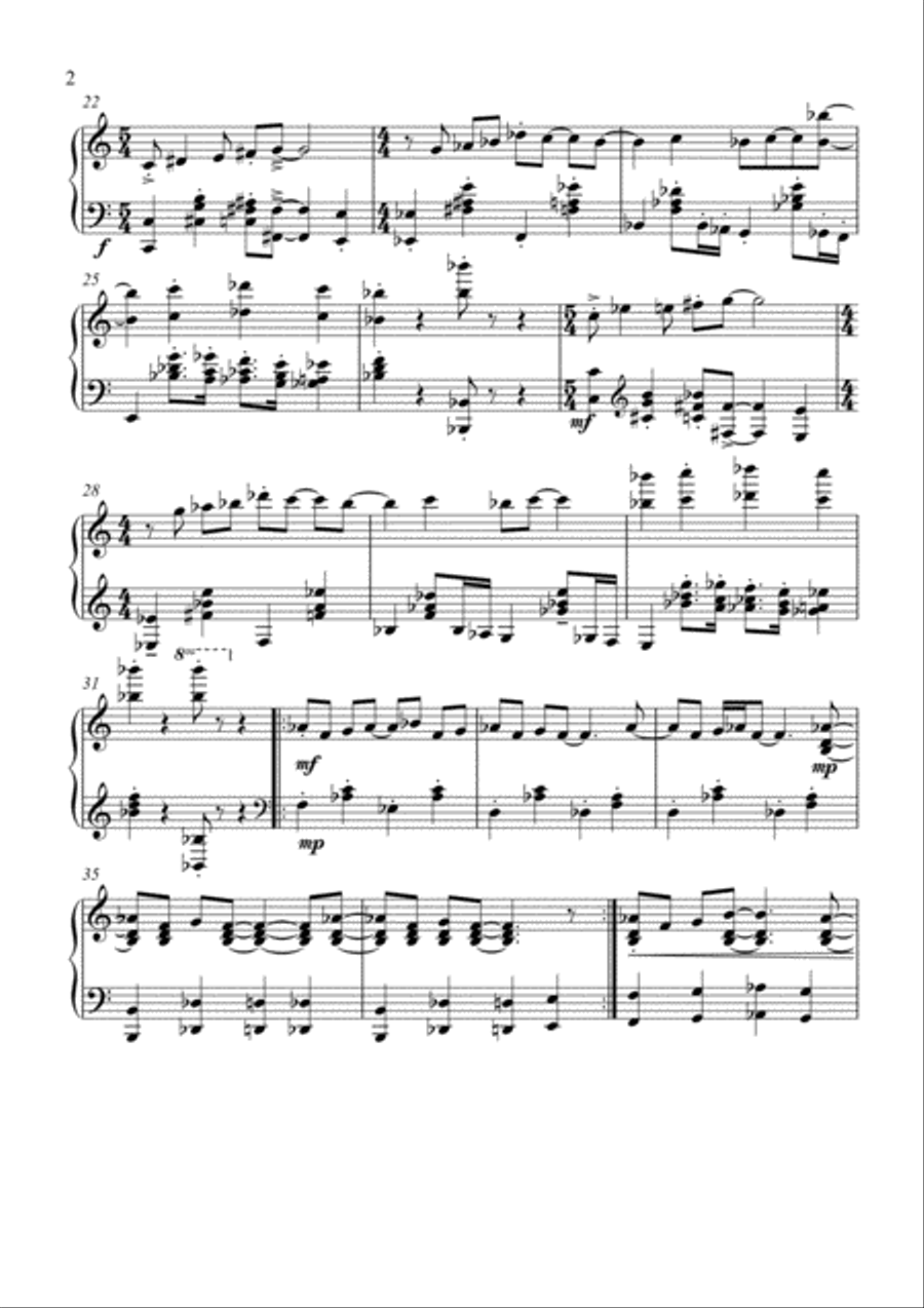 Shaggy Rag Shaggy Rag Piano Solo scores gallery preview page 2