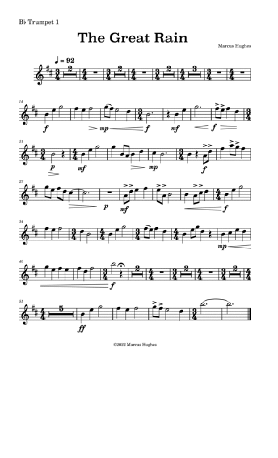 The Great Rain Brass Ensemble scores gallery preview page 5