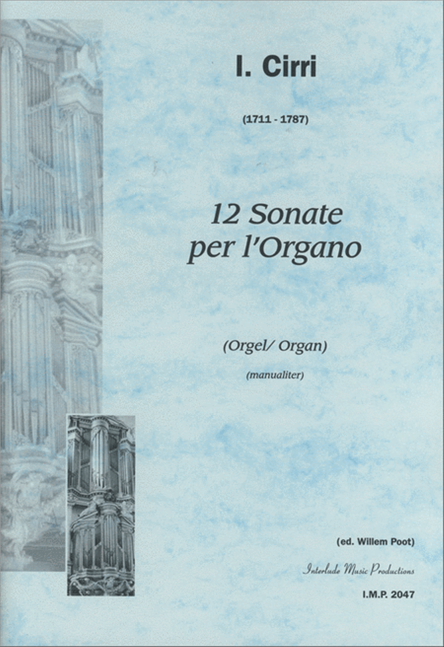 12 Sonaten 12 Sonaten Organ scores gallery preview page 1