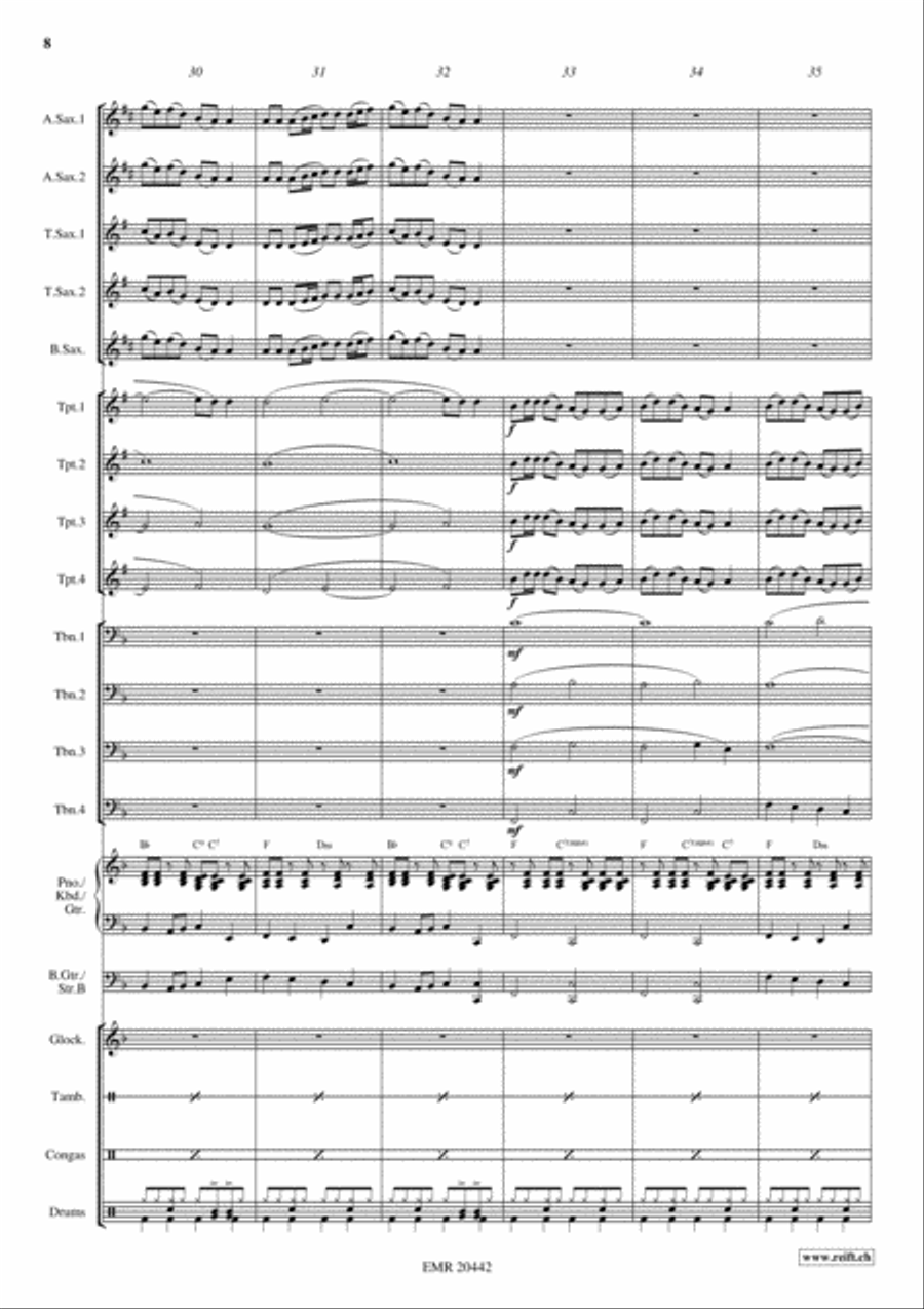 Irish Favorites Big Band scores gallery preview page 9