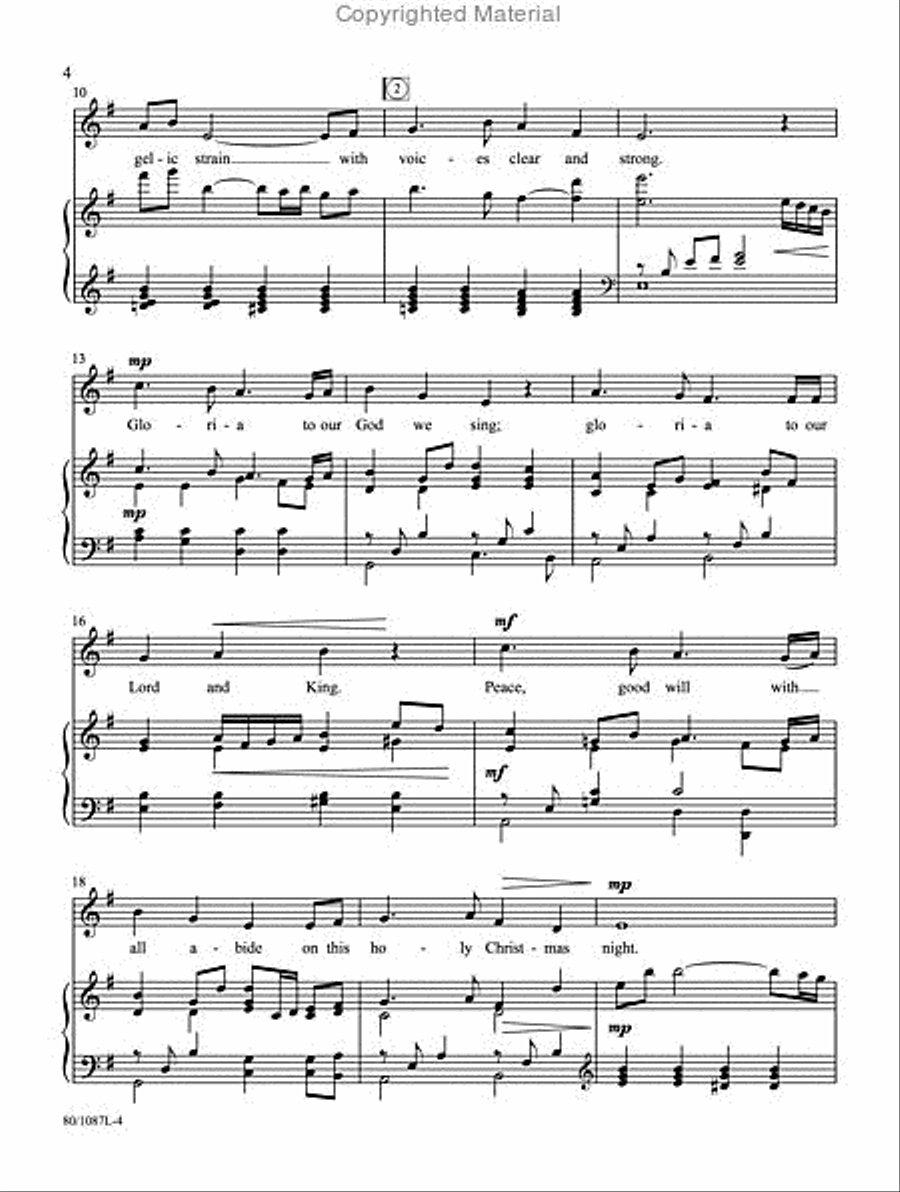 This Holy Christmas Night - Vocal Solo Medium Voice scores gallery preview page 3