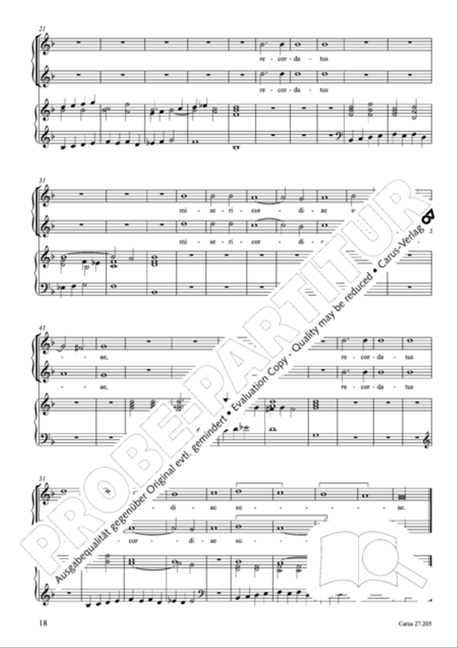 Magnificat a 6 (Magnificat a sei voci) Choir scores gallery preview page 27