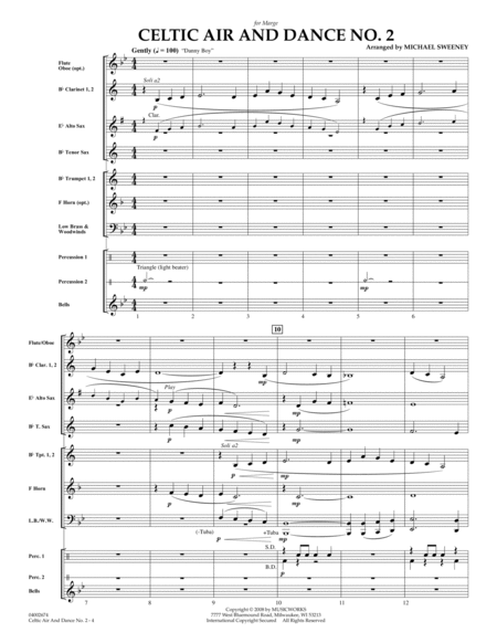 Celtic Air and Dance No. 2 - Full Score