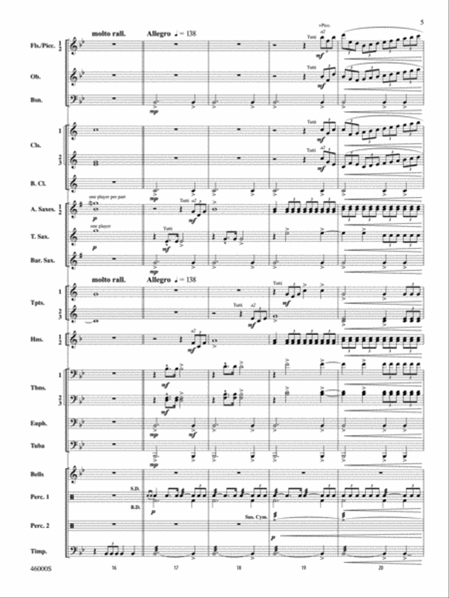 Der Lehrmeister: Score Concert Band scores gallery preview page 5