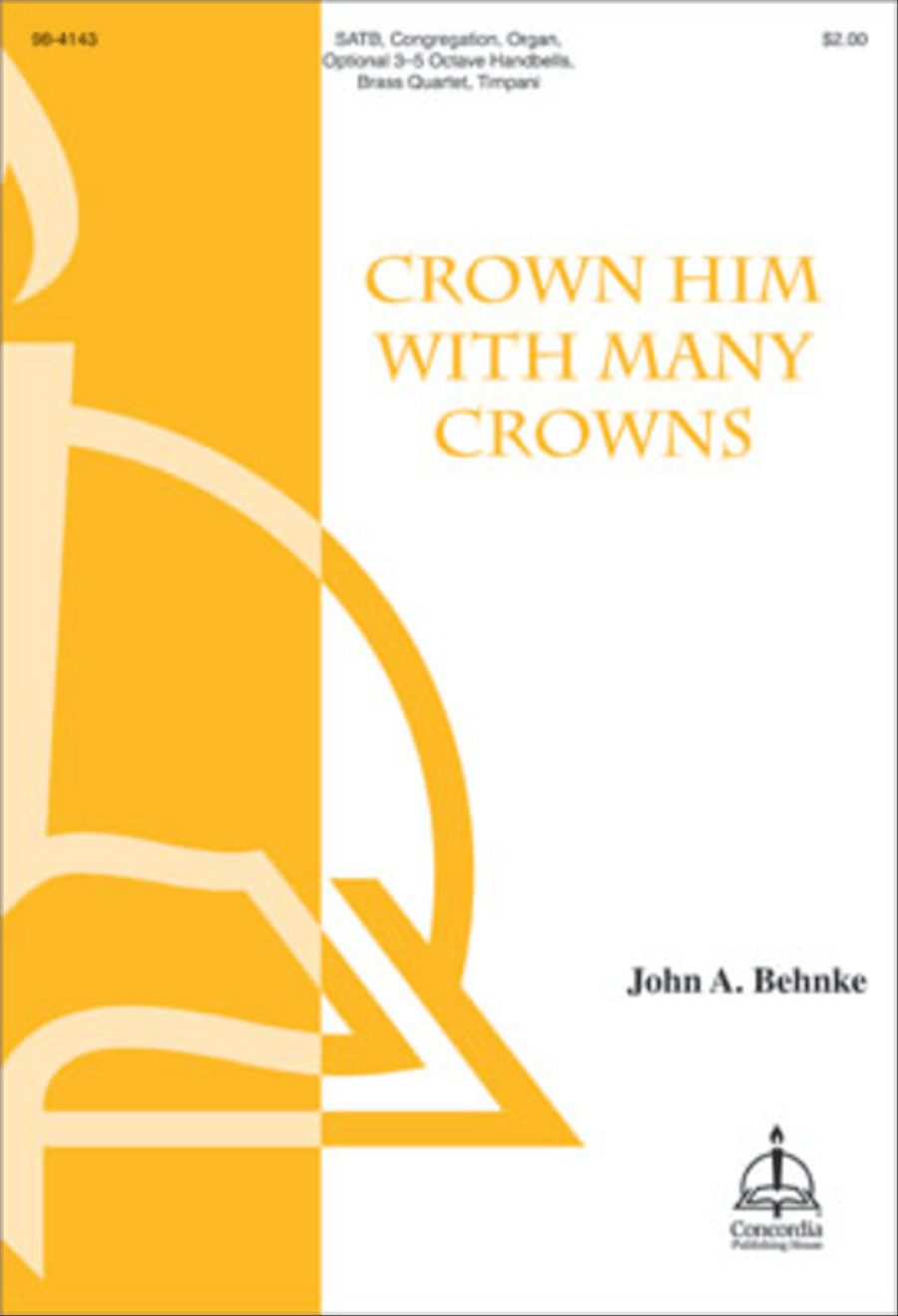 Crown Him with Many Crowns (Behnke) 4-Part scores gallery preview page 1