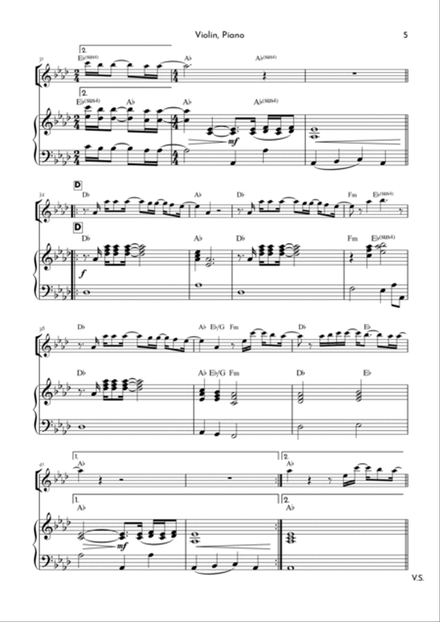 Goodness Of God Goodness Of God Violin Solo scores gallery preview page 5