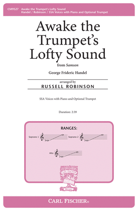 Book cover for Awake the Trumpet's Lofty Sound