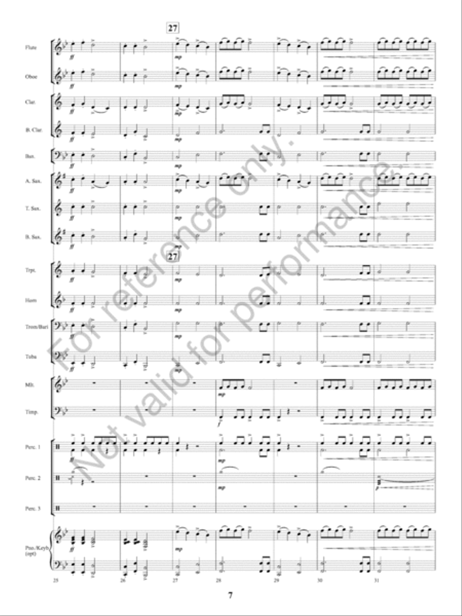 Blazon! Blazon! Concert Band scores gallery preview page 8