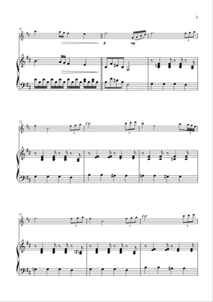 Congratulations Violin Solo scores gallery preview page 3