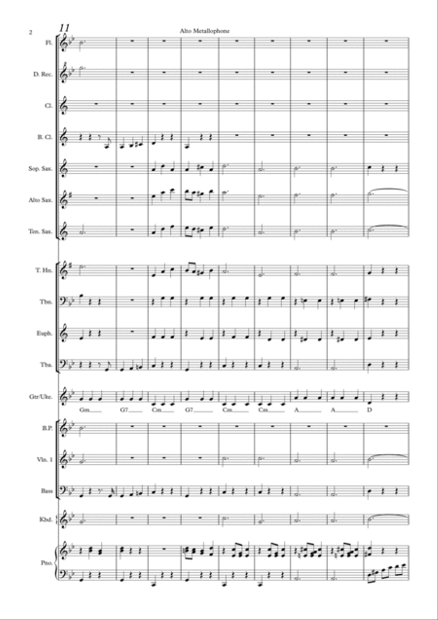 Sunrise, Sunset Sunrise, Sunset Concert Band scores gallery preview page 2