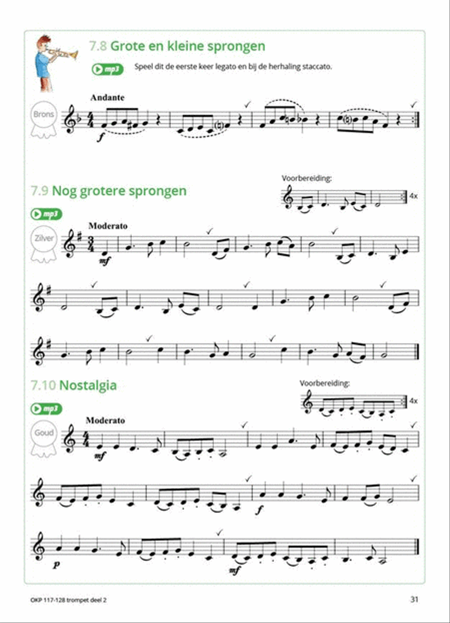 Samen Leren Samenspelen Vlaams Deel 2 Trumpet Solo scores gallery preview page 5