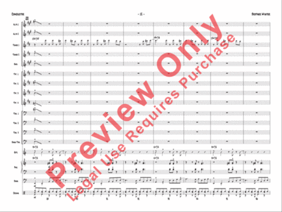 Brother Mister Jazz Ensemble scores gallery preview page 35