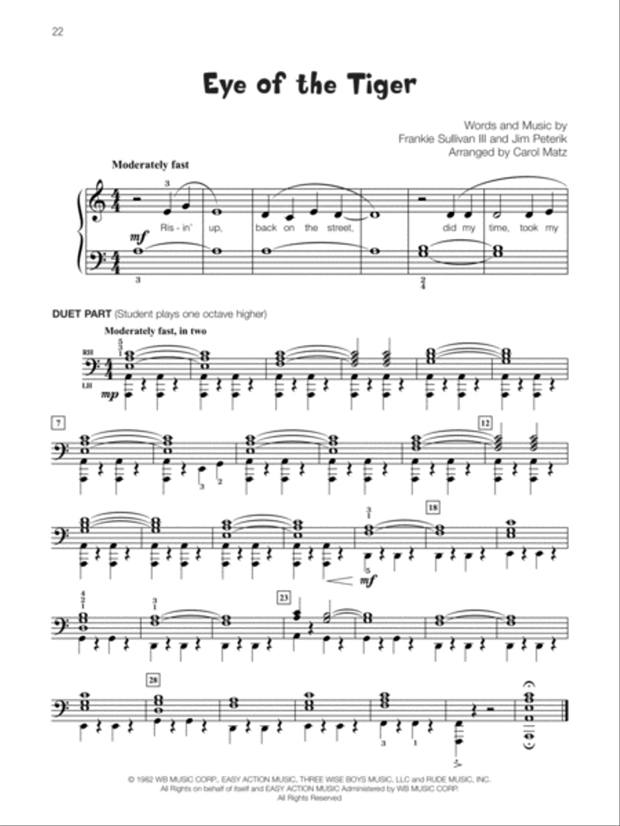 Famous & Fun Rock, Book 2 Piano Method scores gallery preview page 6