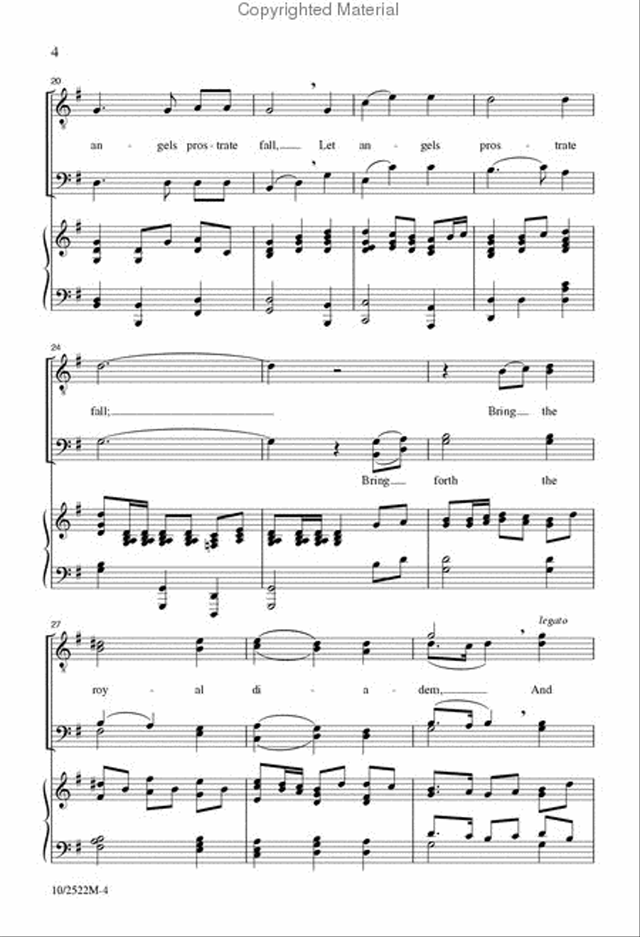 Crown Him, Lord of All Crown Him, Lord of All TTBB scores gallery preview page 4
