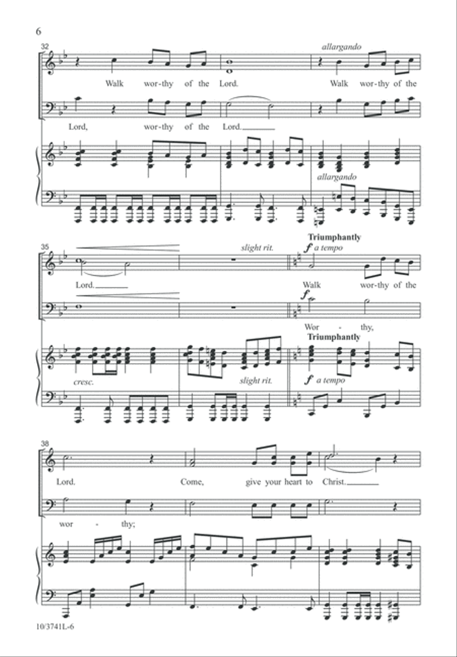 Walk Worthy 3-Part scores gallery preview page 7