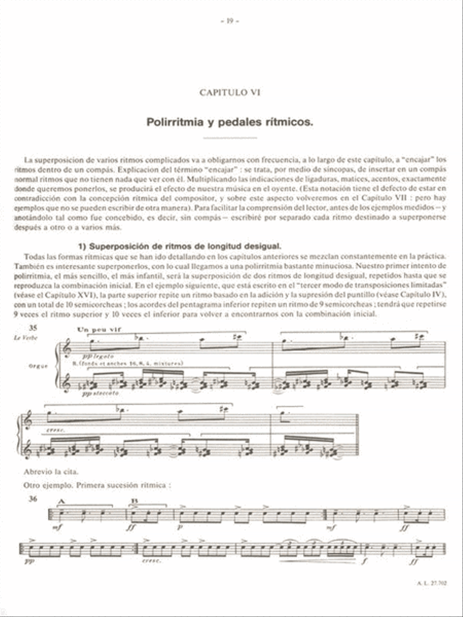 The Technique Of My Musical Language Organ scores gallery preview page 2