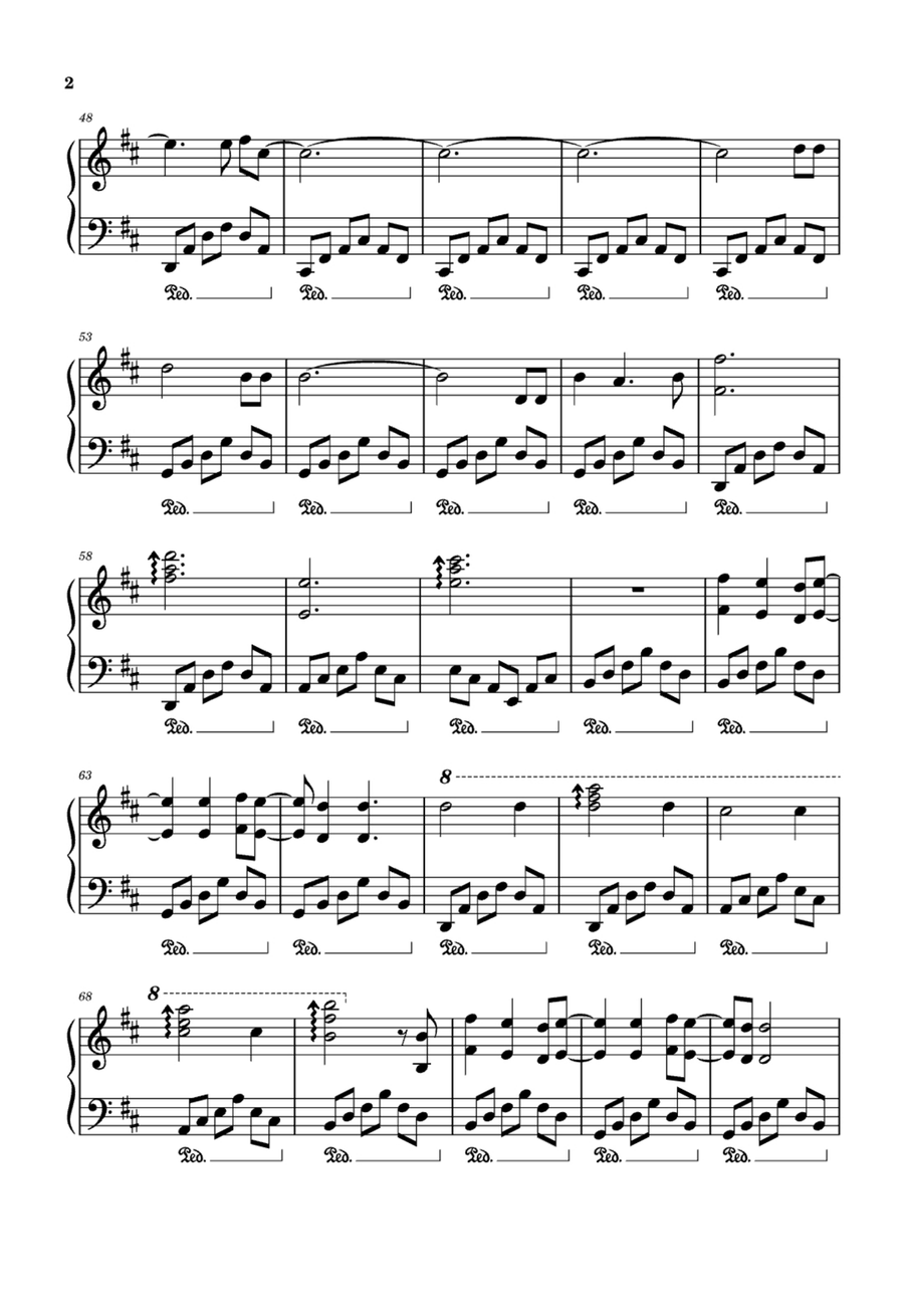 Say Something Easy Piano scores gallery preview page 2