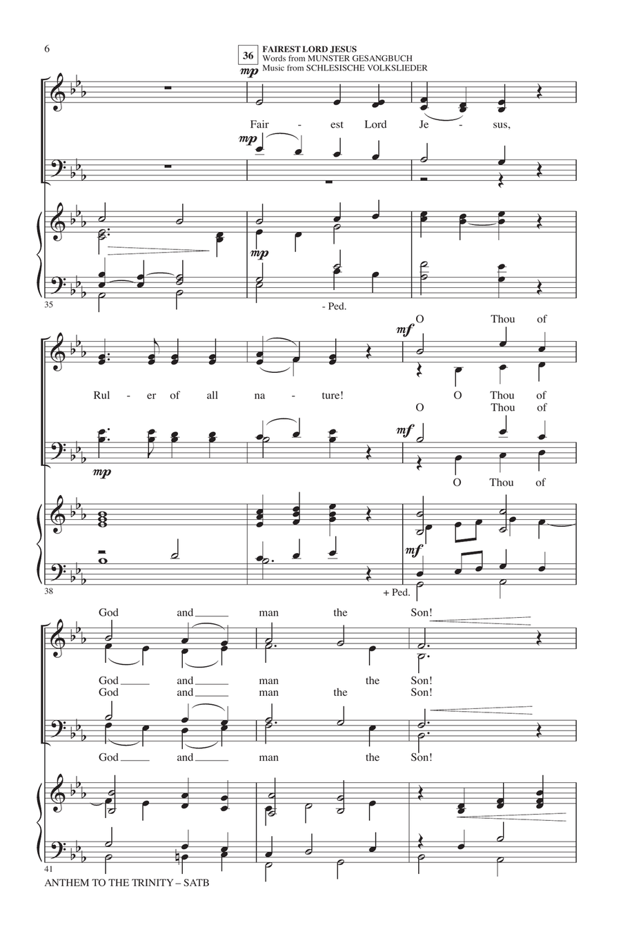Anthem Of Trinity Anthem Of Trinity 4-Part scores gallery preview page 5