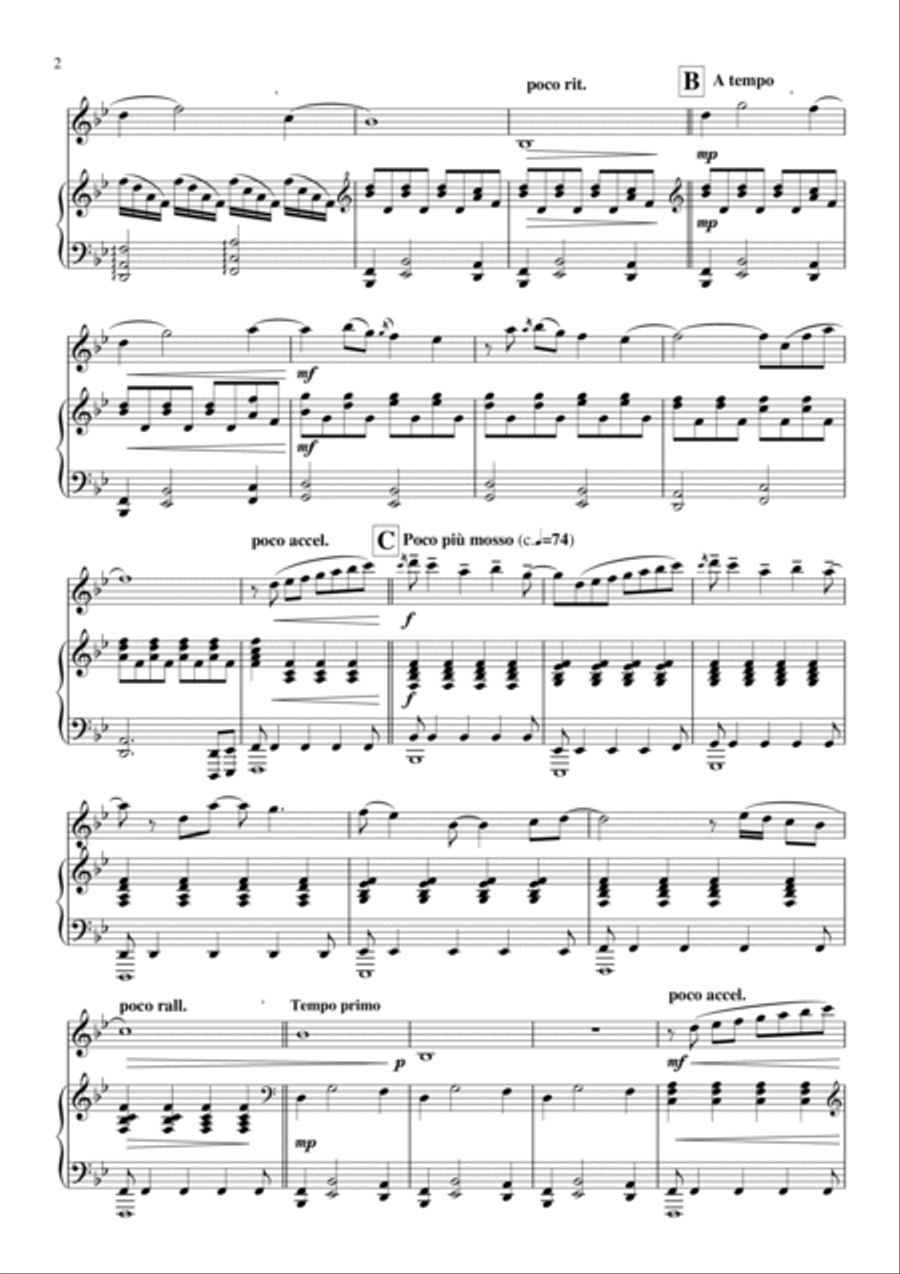She Flies With Her Own Wings Woodwind Duet scores gallery preview page 3