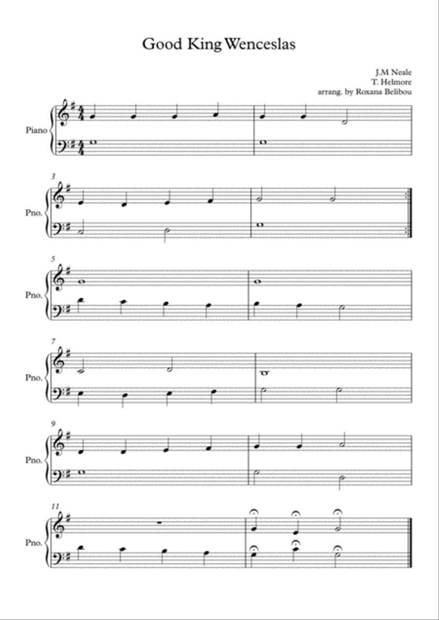 Good King Wenceslas Small Ensemble scores gallery preview page 1