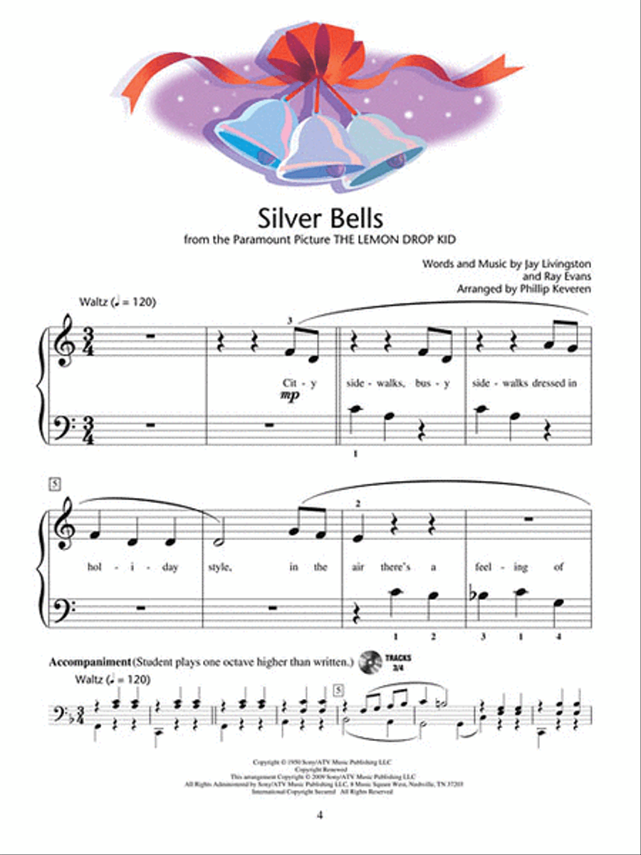 More Christmas Piano Solos - Level 2 Piano Method scores gallery preview page 4