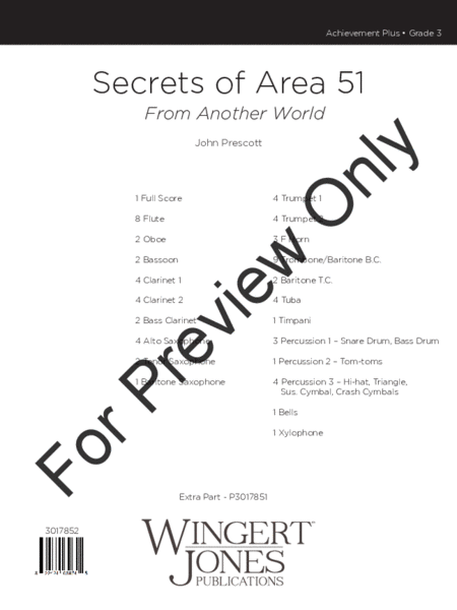 Secrets of Area 51 - Full Score