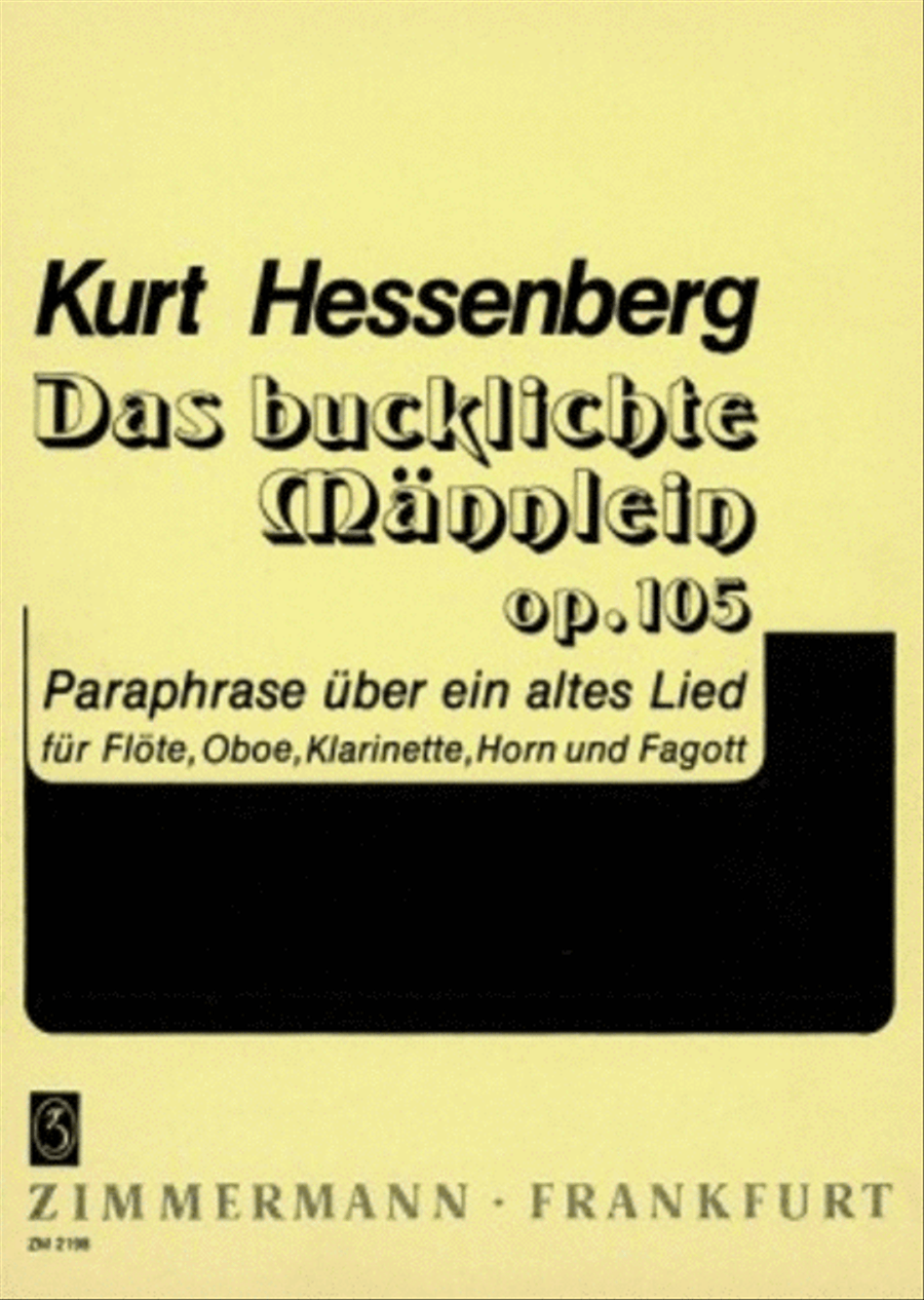 Das bucklichte Maennlein (The Little Hunchback) Op. 105 Woodwind Quintet scores gallery preview page 1