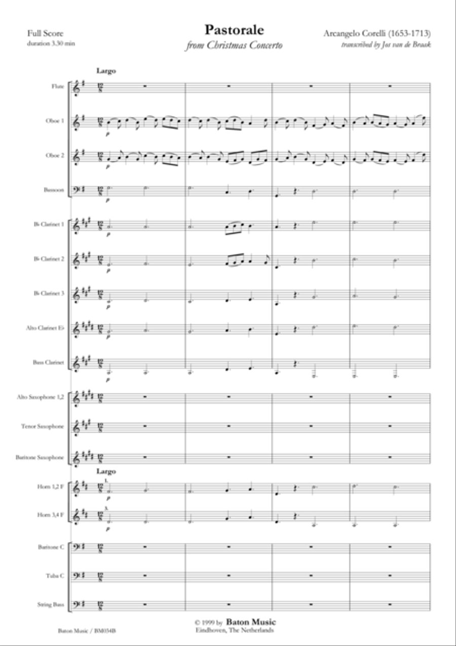 Pastorale Concert Band scores gallery preview page 2