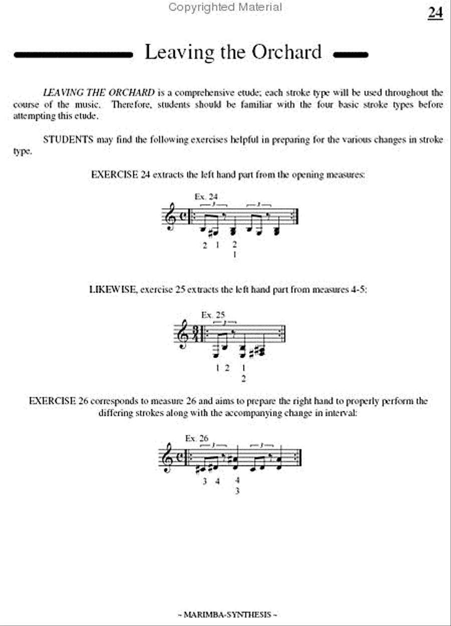 Marimba-Synthesis Marimba-Synthesis Marimba scores gallery preview page 7