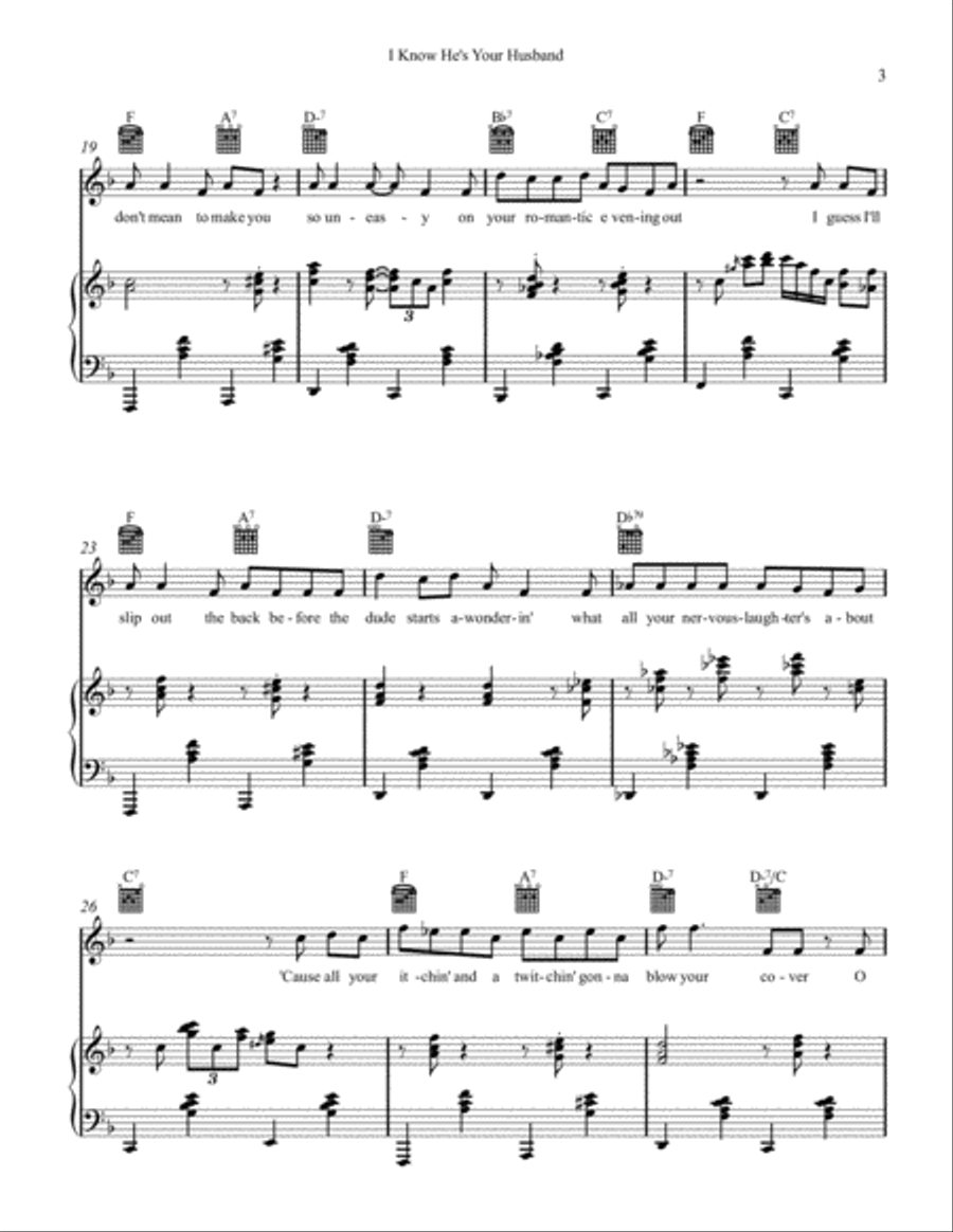 I Know He's Your Husband Voice scores gallery preview page 3