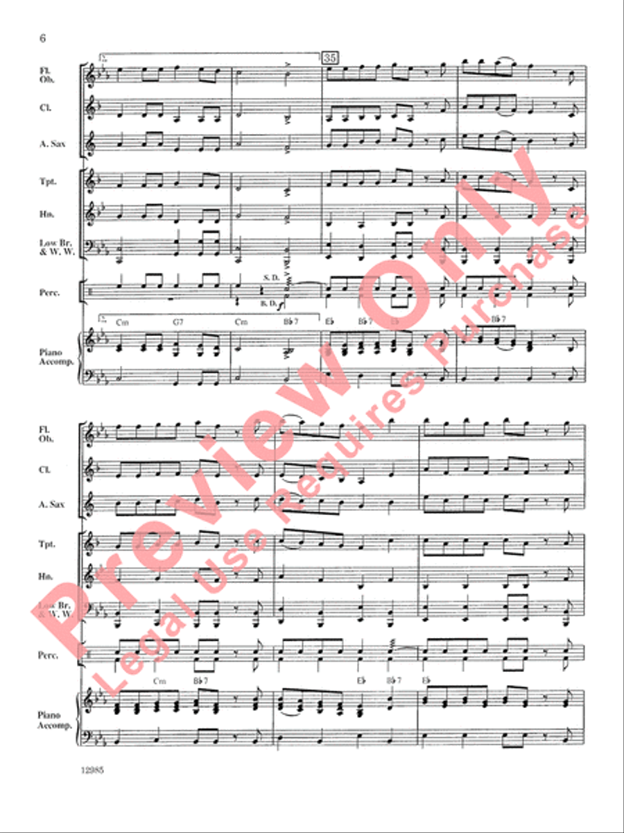 A Chanukah Festival Concert Band scores gallery preview page 7