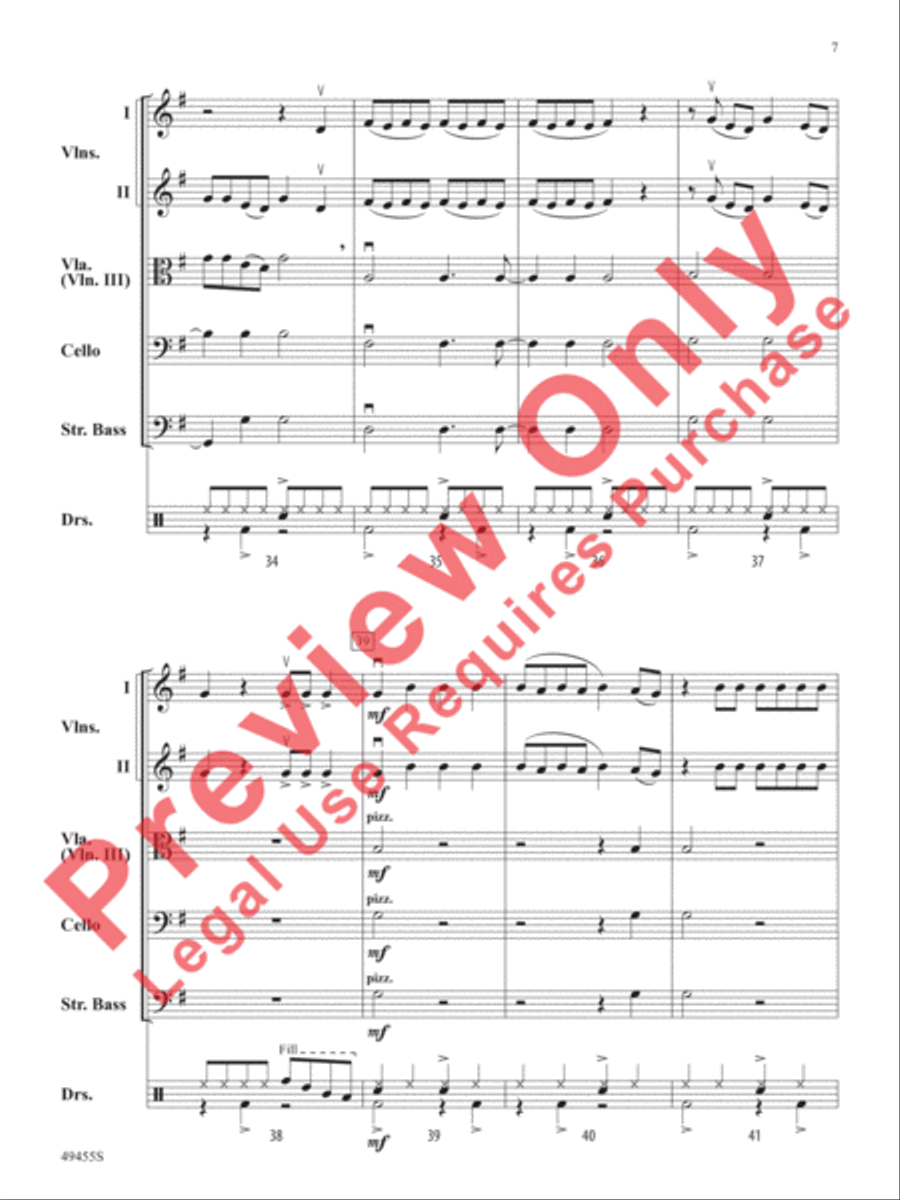 Fancy Like String Orchestra scores gallery preview page 8