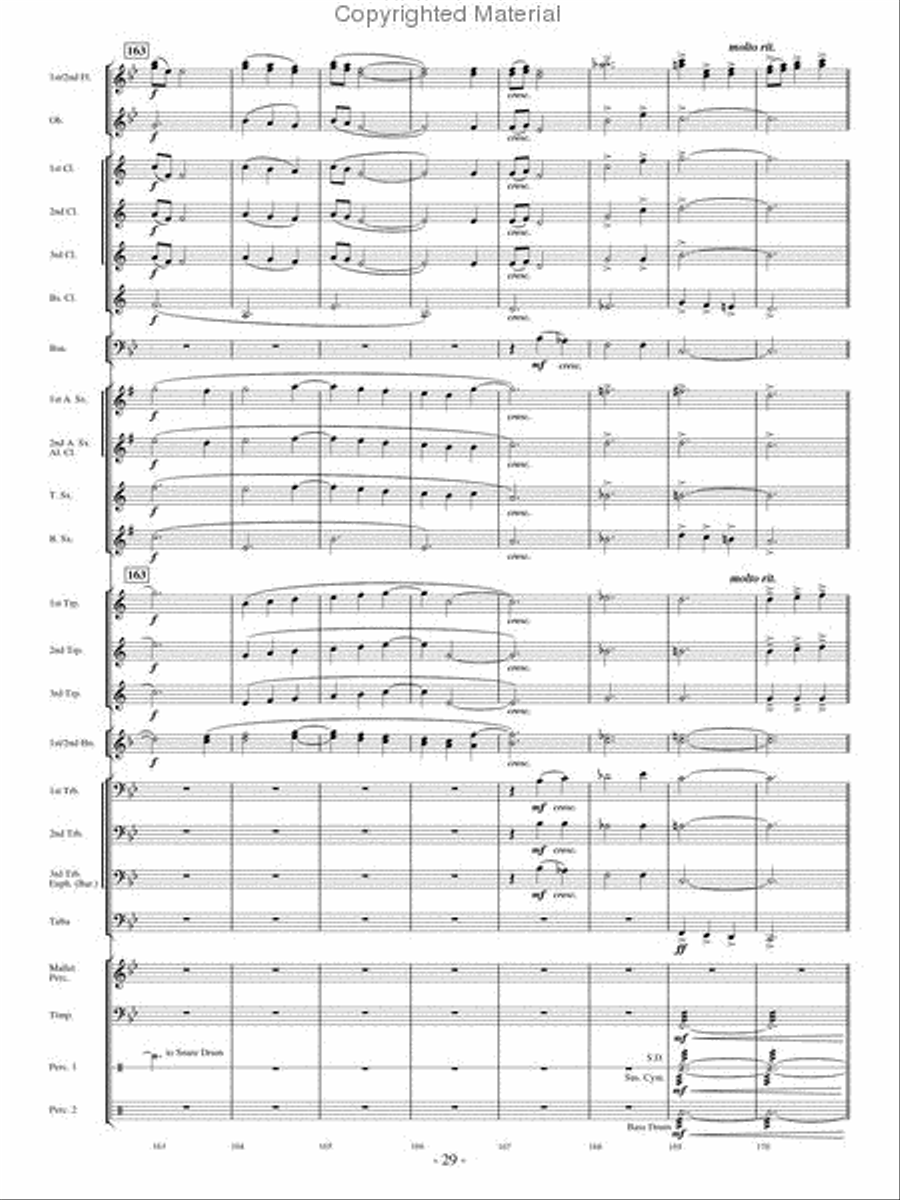From Heartland to Heaven Concert Band scores gallery preview page 28