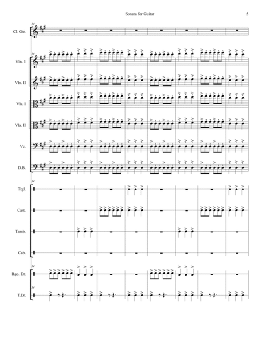 Sonata for Guitar, Strings & Percussion image number null