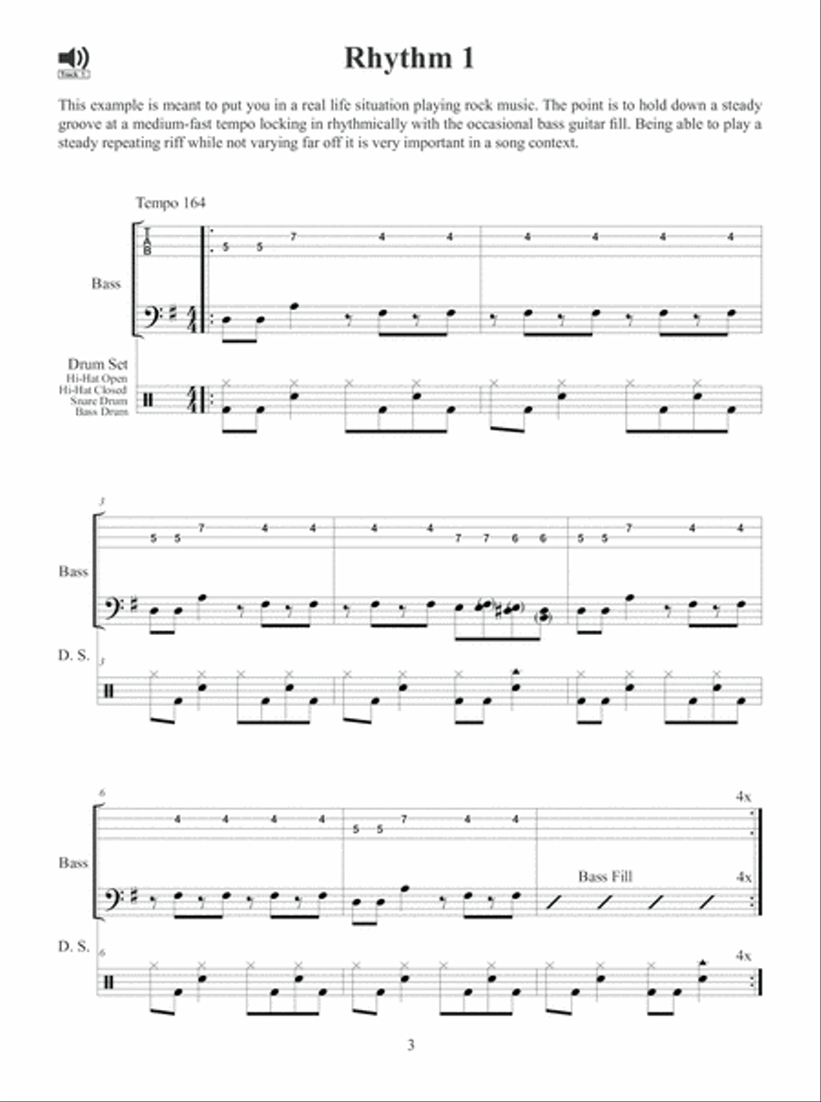Drum and Bass Synchronicity: The Ultimate Rhythm Section Workout Bass Guitar scores gallery preview page 6