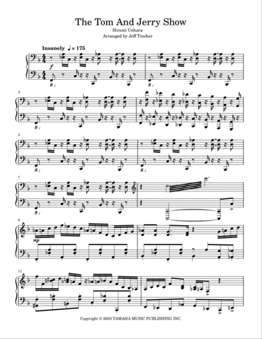 Tom And Jerry Show, The Piano Solo scores gallery preview page 2