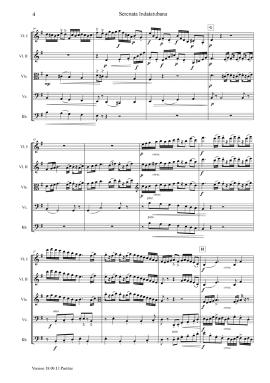Serenata Indaiatubana Serenata Indaiatubana String Orchestra scores gallery preview page 5