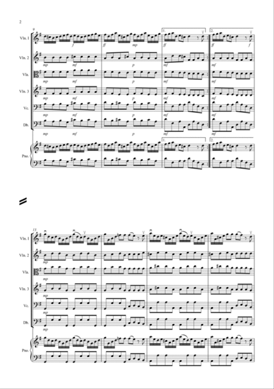 Allegro by Fiocco for String Orchestra image number null