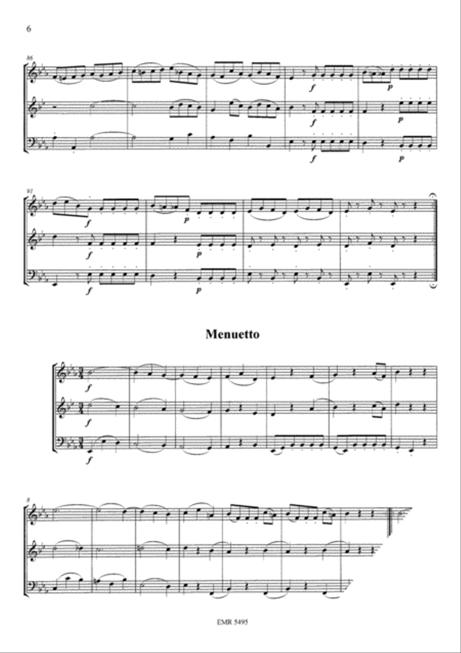 Divertimento III Cornet scores gallery preview page 5