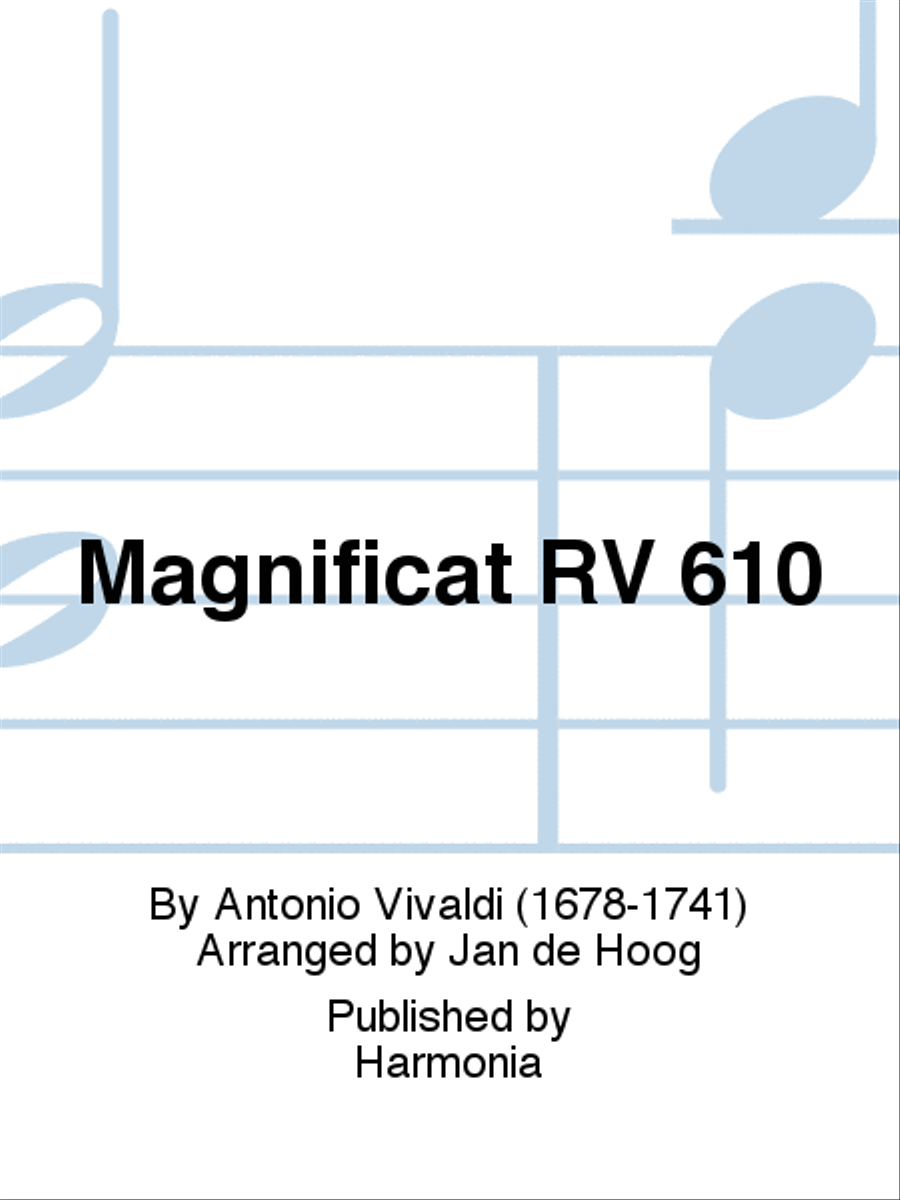 Magnificat RV 610 Magnificat RV 610 4-Part scores gallery preview page 1