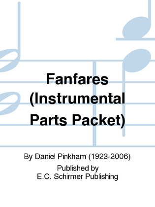 Fanfares (Instrumental Parts Packet)