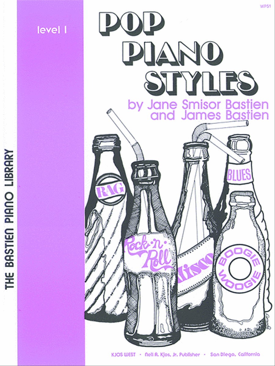 Pop Piano Styles, Level 1 Piano Method scores gallery preview page 1